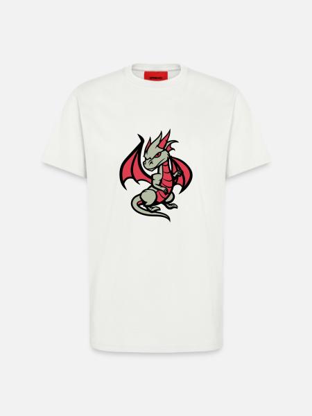 Dragon Comic - T-Shirt - made by SPREAD - OFF WHITE