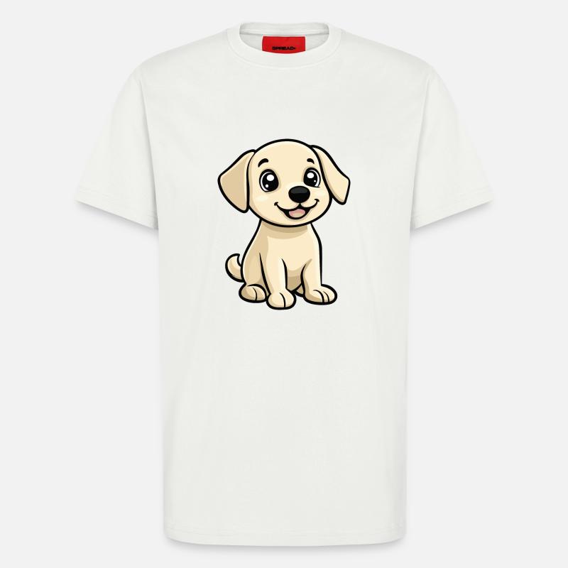 Labrador Dog Comic Cute - T-Shirt - made by SPREAD - OFF WHITE