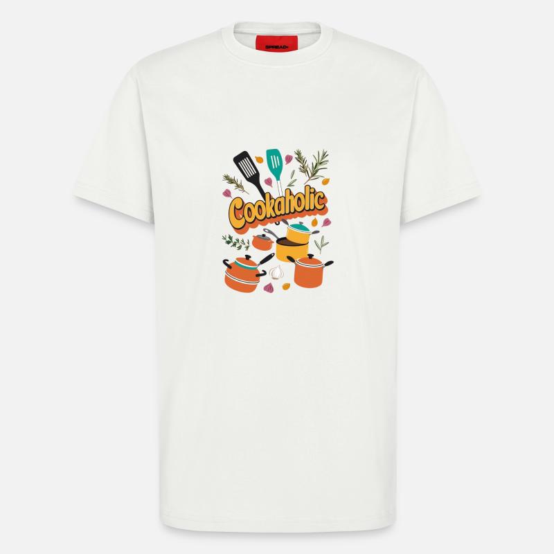 Koch kochen lecker Geschenk - T-Shirt - made by SPREAD - OFF WHITE