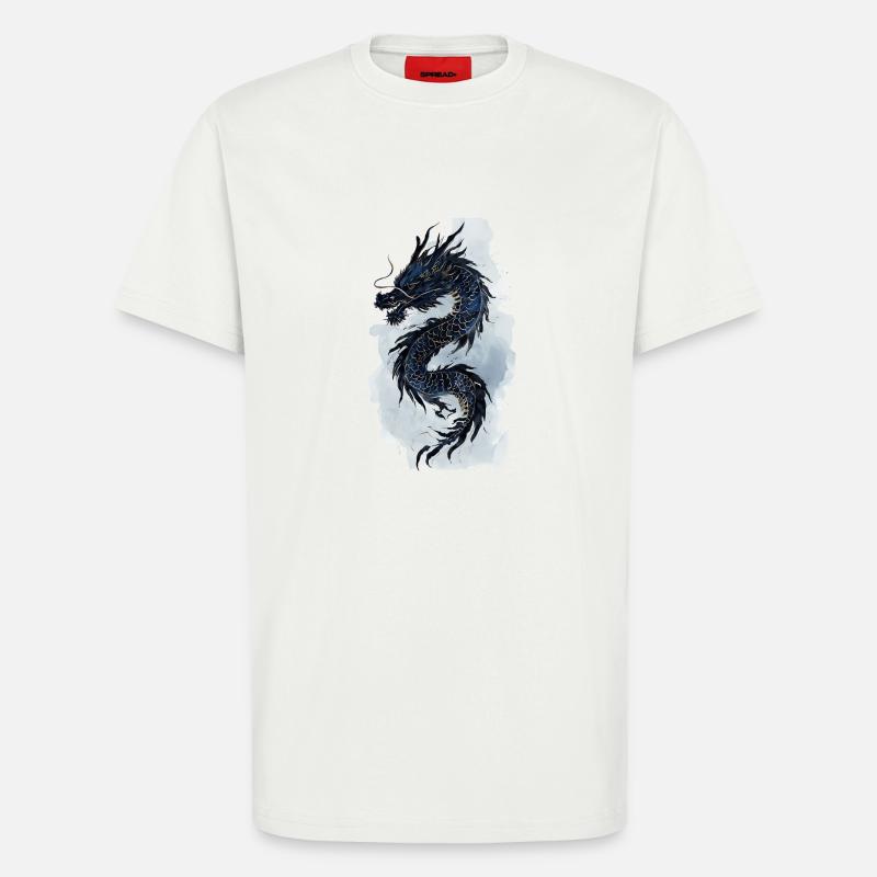 Dragon China Mythology Gift - T-Shirt - made by SPREAD - OFF WHITE