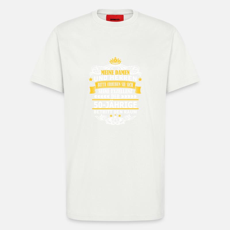 50-JÄHRIGE - T-Shirt - made by SPREAD - OFF WHITE