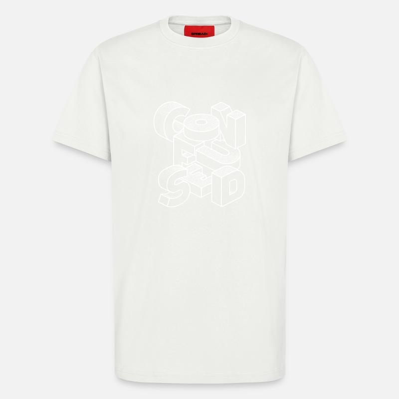 verwirrt - T-Shirt - made by SPREAD - OFF WHITE