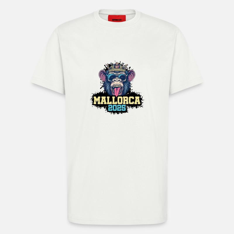 Mallorca 2025 Affe - T-Shirt - made by SPREAD - OFF WHITE