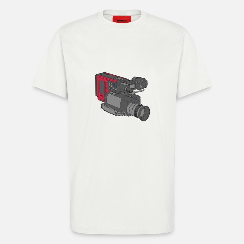 Retro Camera - T-Shirt - made by SPREAD - OFF WHITE