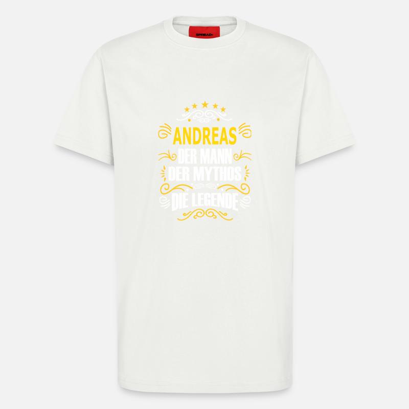 ANDREAS - T-Shirt - made by SPREAD - OFF WHITE