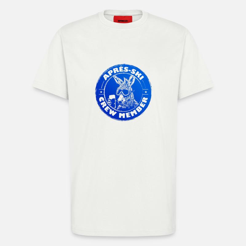 Donkey Après Ski Team Saying - T-Shirt - made by SPREAD - OFF WHITE