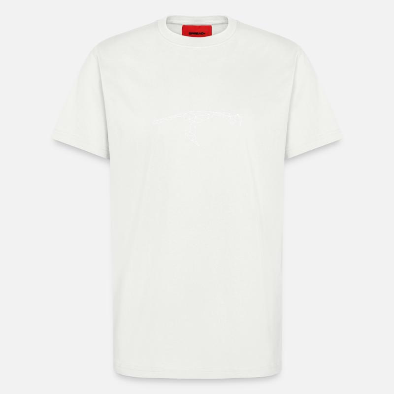 Sylt | Polygone | Blanc - T-shirt bio décontracté fabriqué en UE - OFF WHITE