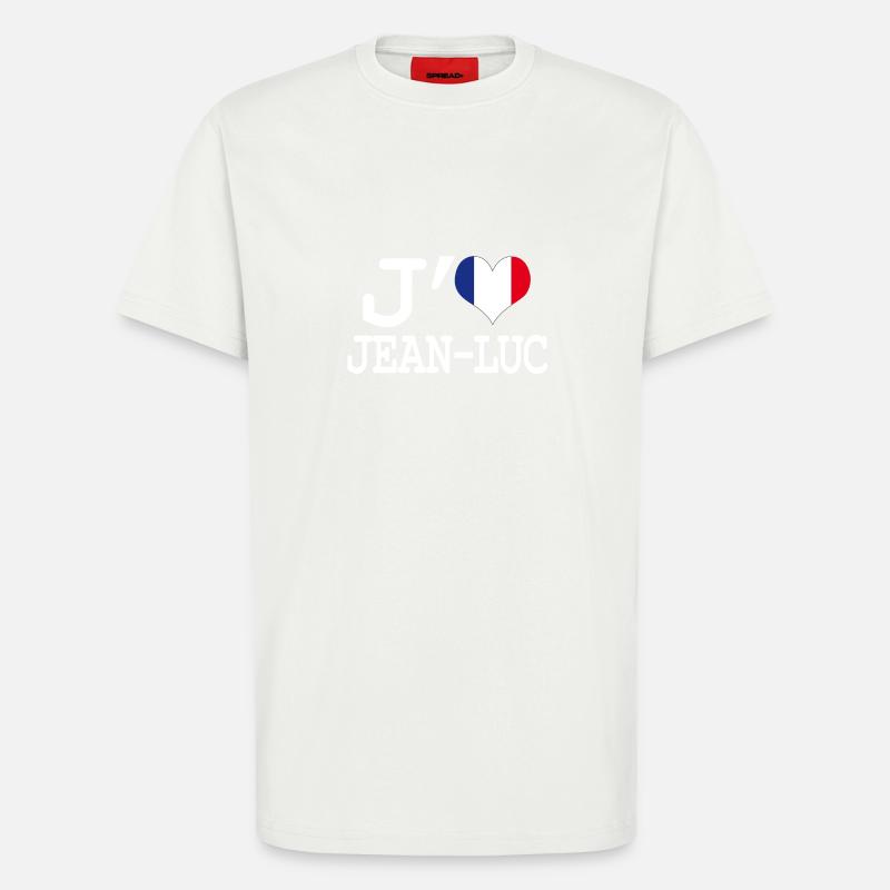 Ich liebe jean-luc - T-Shirt - made by SPREAD - OFF WHITE