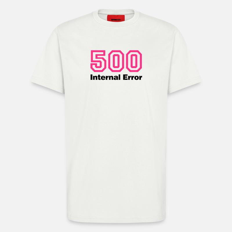 Error 500 Internal Error - T-Shirt - made by SPREAD - OFF WHITE