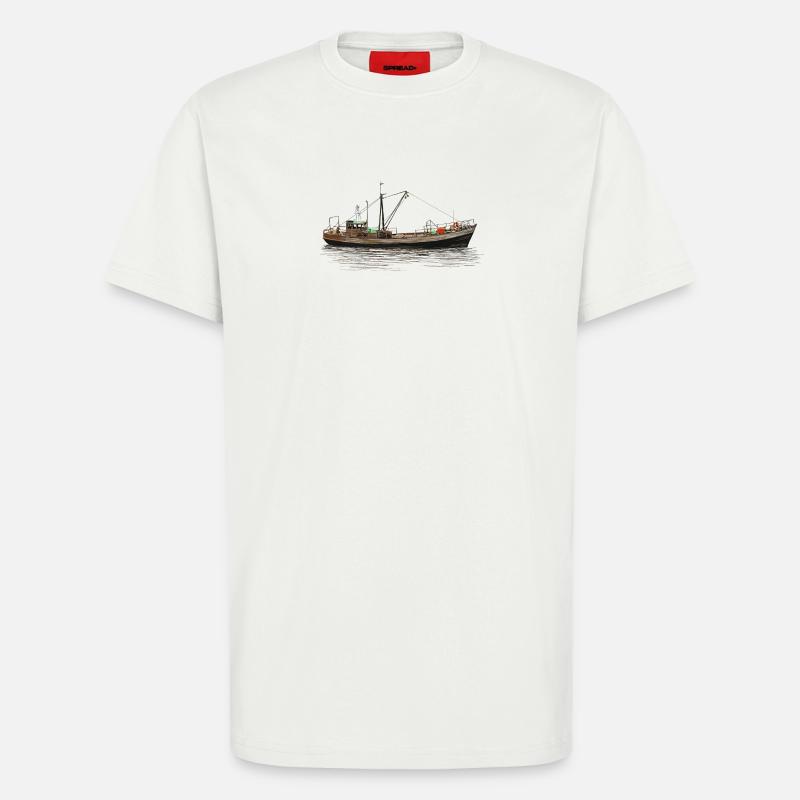 Fishereischiff - T-Shirt - made by SPREAD - OFF WHITE