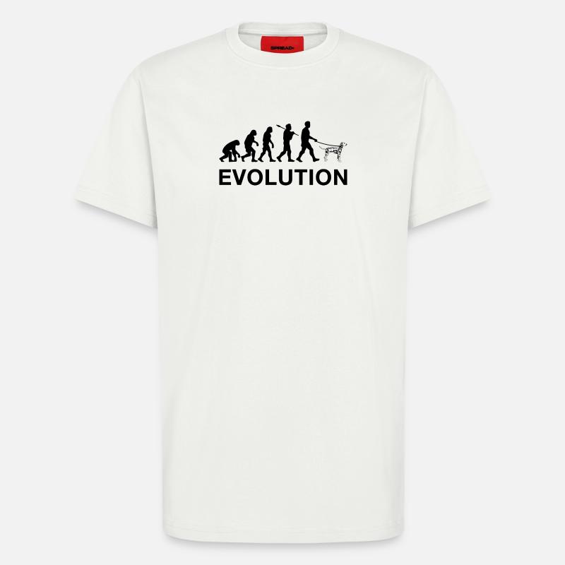 Evolution - T-Shirt - made by SPREAD - OFF WHITE