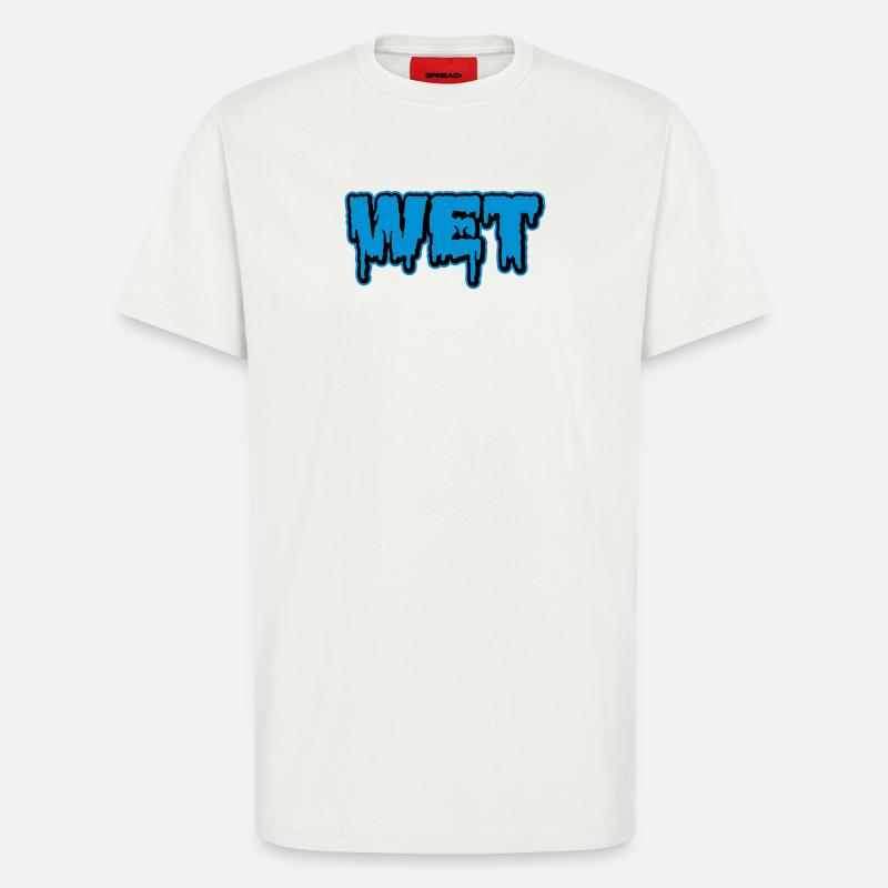Wet - T-Shirt - made by SPREAD - OFF WHITE