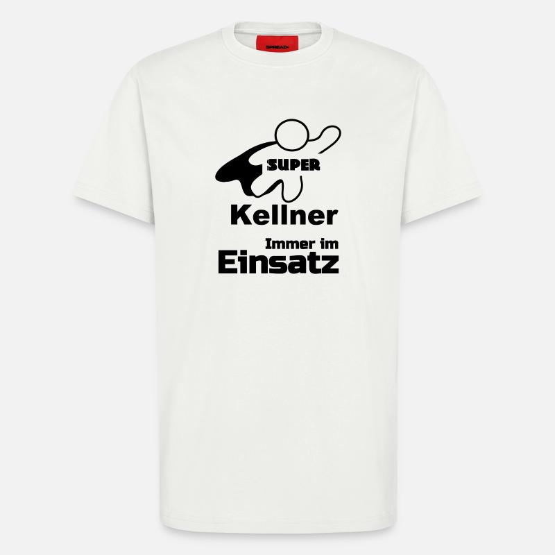 Super Kellner Geschenk - T-Shirt - made by SPREAD - OFF WHITE
