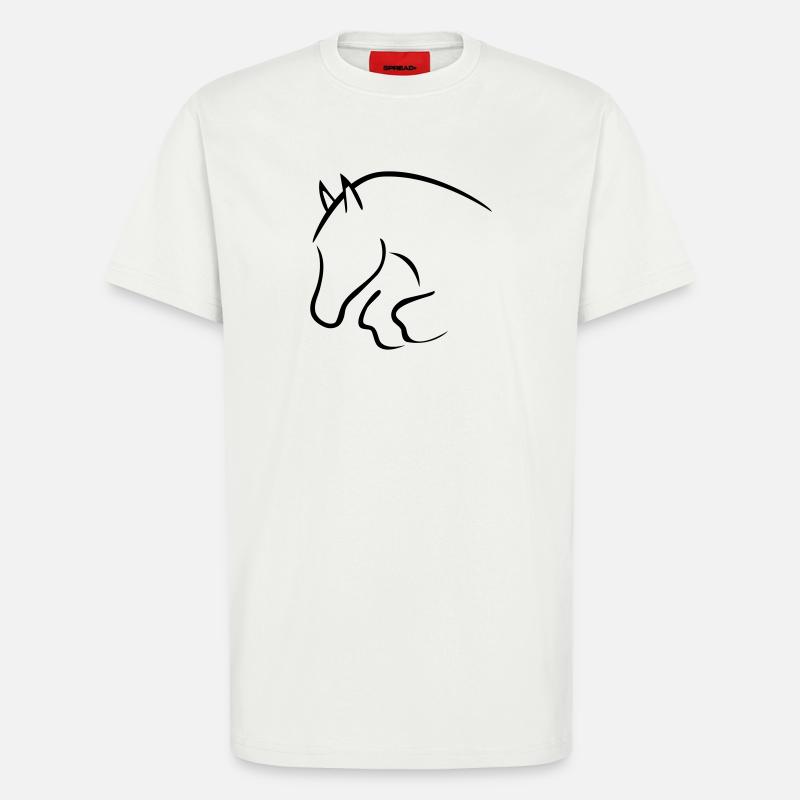 Springpferd - T-Shirt - made by SPREAD - OFF WHITE