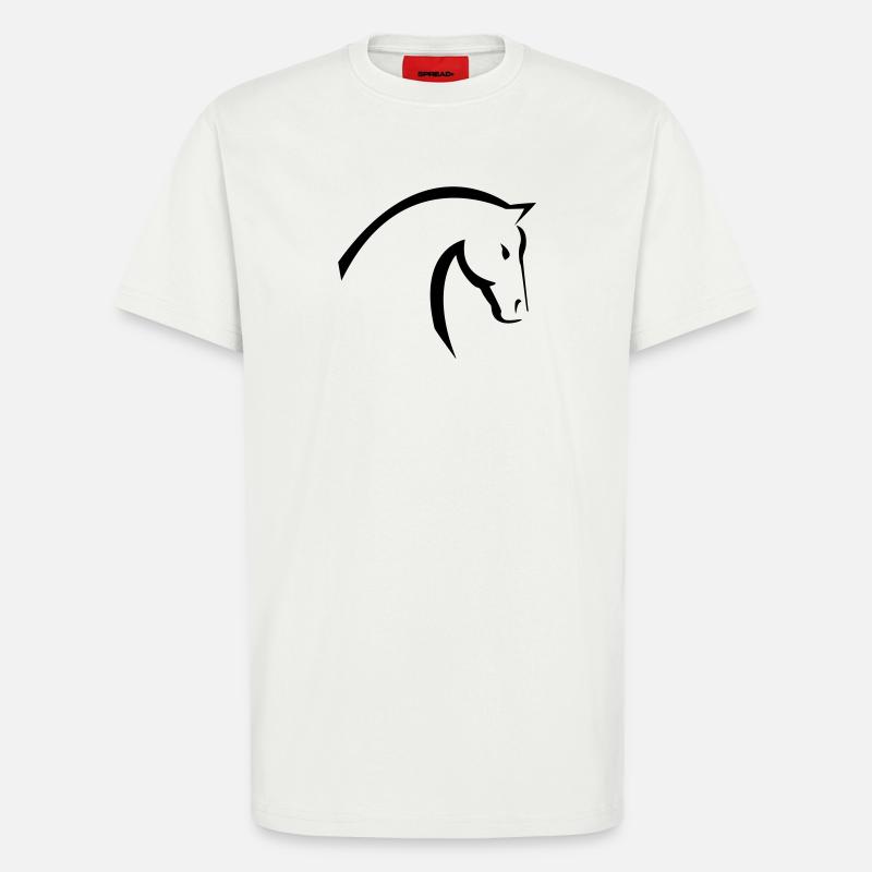 Pferd - T-Shirt - made by SPREAD - OFF WHITE