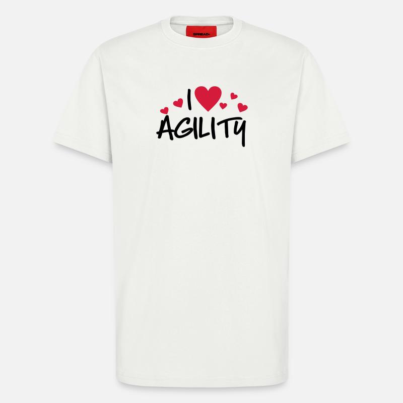agility - T-shirt bio décontracté fabriqué en UE - OFF WHITE