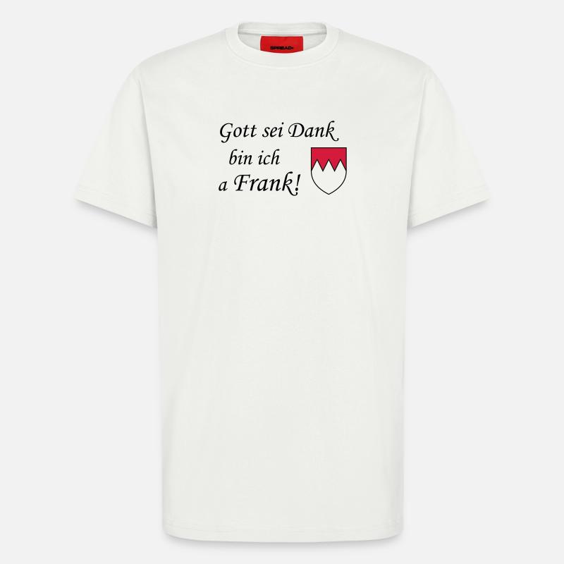 Gott sei dank Frank - T-Shirt - made by SPREAD - OFF WHITE