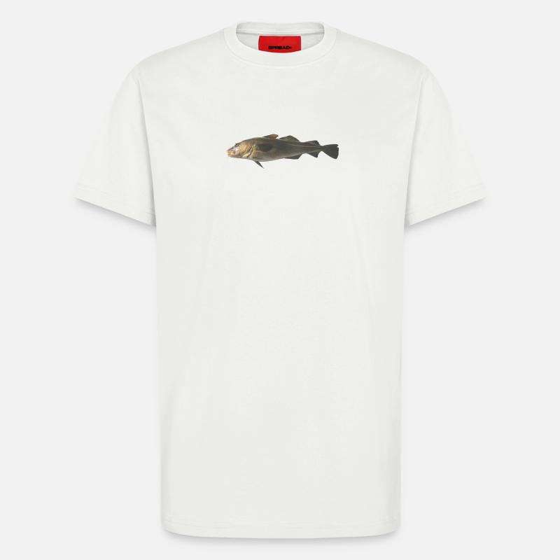 cod - T-Shirt - made by SPREAD - OFF WHITE