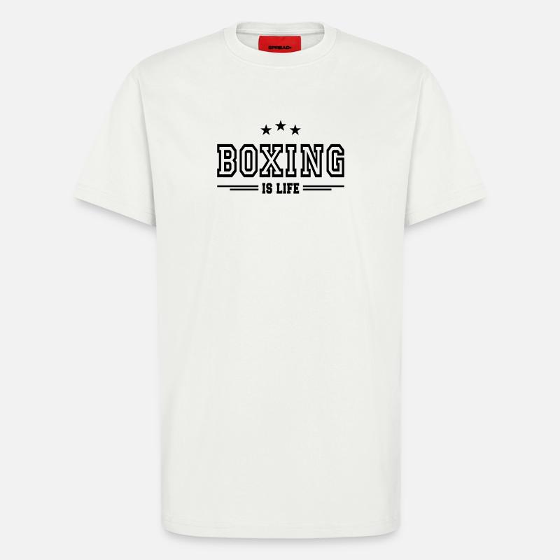 Boxing is life 2 - T-Shirt - made by SPREAD - OFF WHITE
