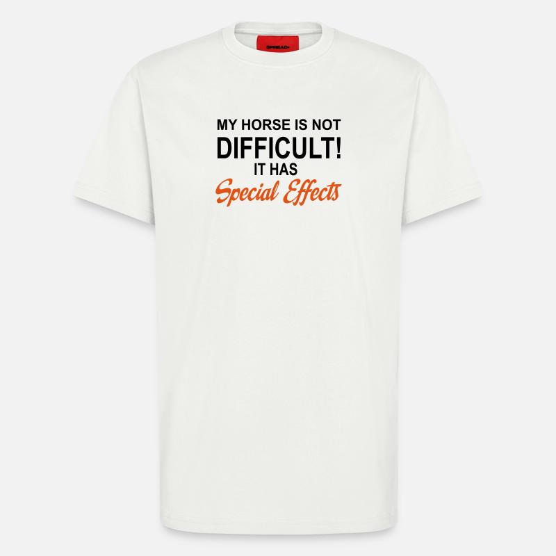 Pferd - T-Shirt - made by SPREAD - OFF WHITE