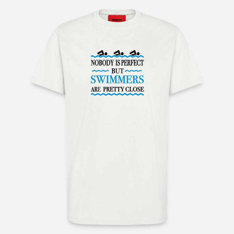 swim - T-Shirt - made by SPREAD - OFF WHITE