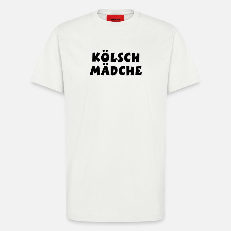 Kölsch Mädche - Ein Mädchen aus Köln - T-Shirt - made by SPREAD - OFF WHITE