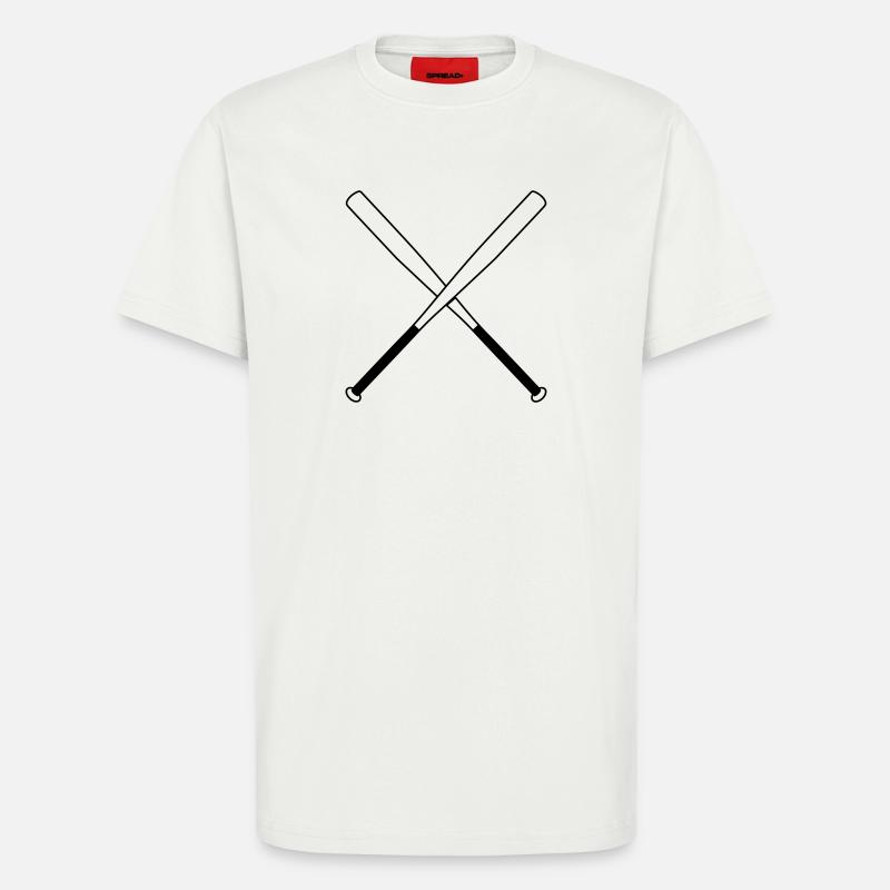 Baseballkeule, Schläger - T-Shirt - made by SPREAD - OFF WHITE