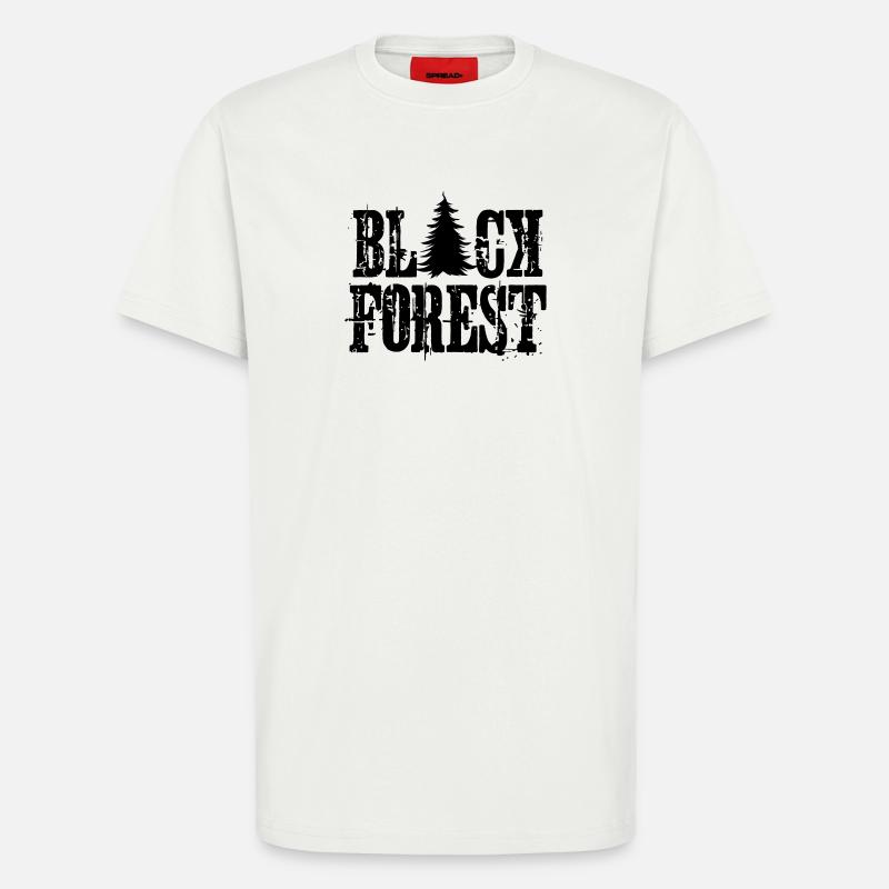 Black Forest - T-Shirt - made by SPREAD - OFF WHITE