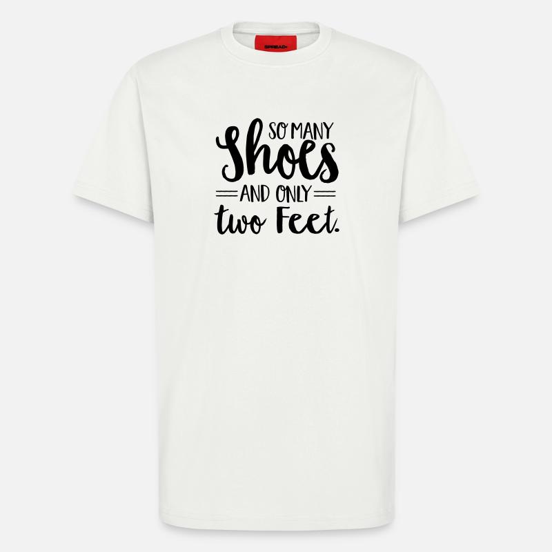 Schuhe - T-Shirt - made by SPREAD - OFF WHITE