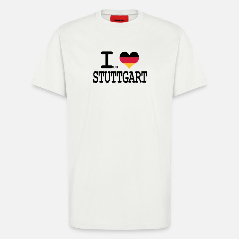 ich liebe stuttgart - T-Shirt - made by SPREAD - OFF WHITE