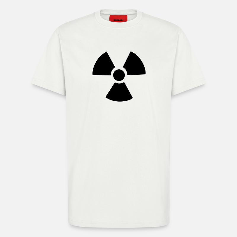 Radioactive Symbol - T-Shirt - made by SPREAD - OFF WHITE