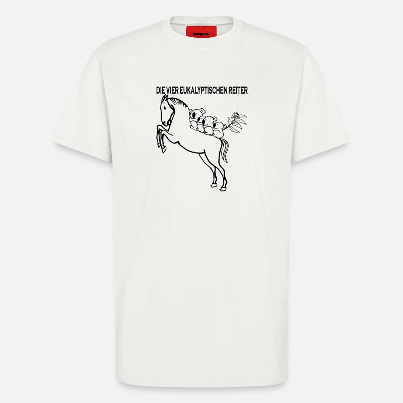 Die vier eukalyptischen Reiter - T-Shirt - made by SPREAD - OFF WHITE