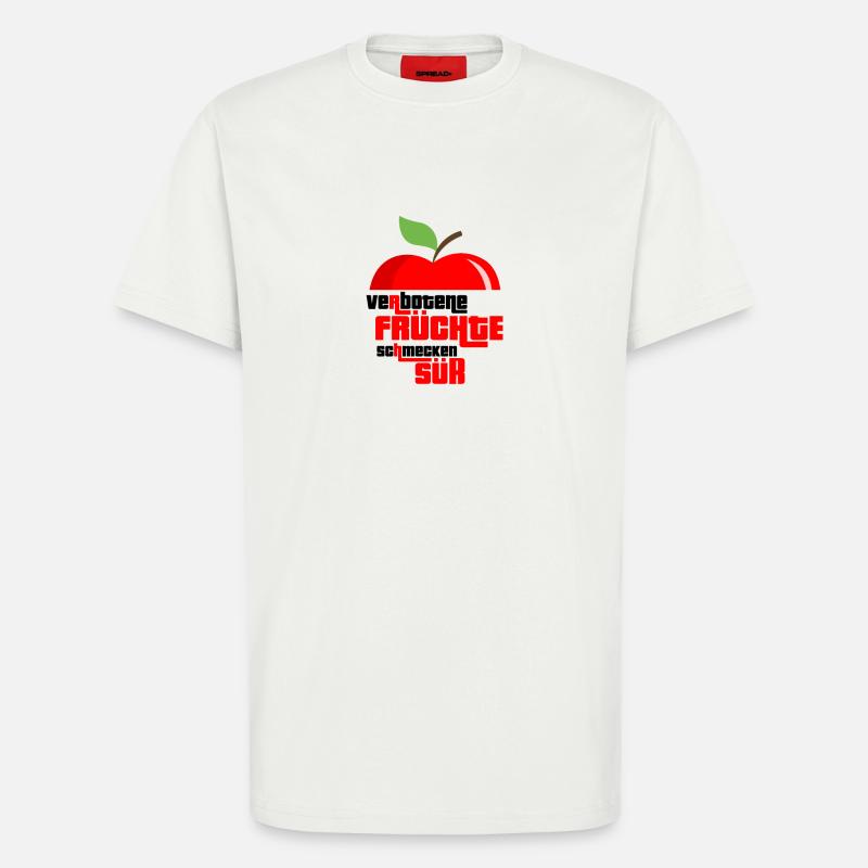 Obst Früchte Geschenkidee Früchte Funsprüche Obst - T-Shirt - made by SPREAD - OFF WHITE