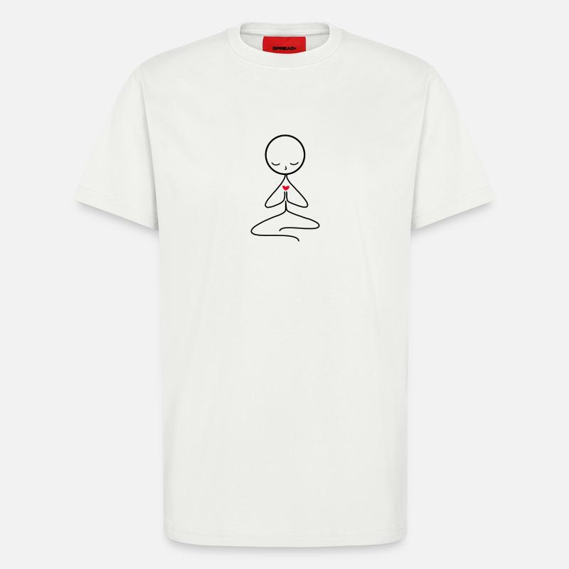meditation - T-Shirt - made by SPREAD - OFF WHITE