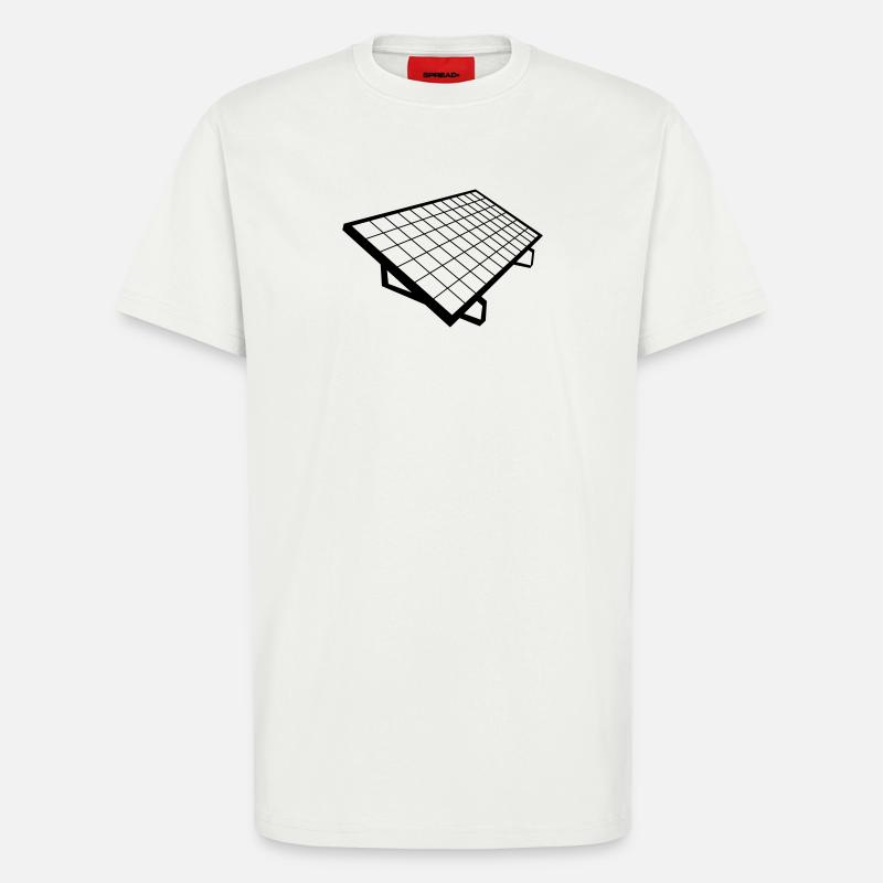 solar panel Solar Anlage - T-Shirt - made by SPREAD - OFF WHITE