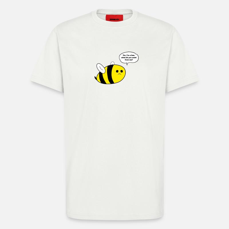 Thick bee bee gift - T-Shirt - made by SPREAD - OFF WHITE