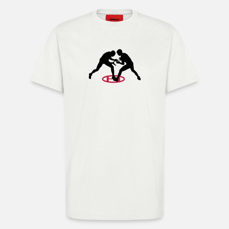 griechisch römischen ringkampf - T-Shirt - made by SPREAD - OFF WHITE
