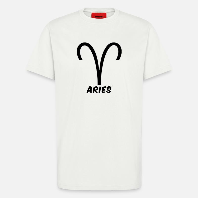 Widder Sternzeichen Widder Widder Horoskop - T-Shirt - made by SPREAD - OFF WHITE