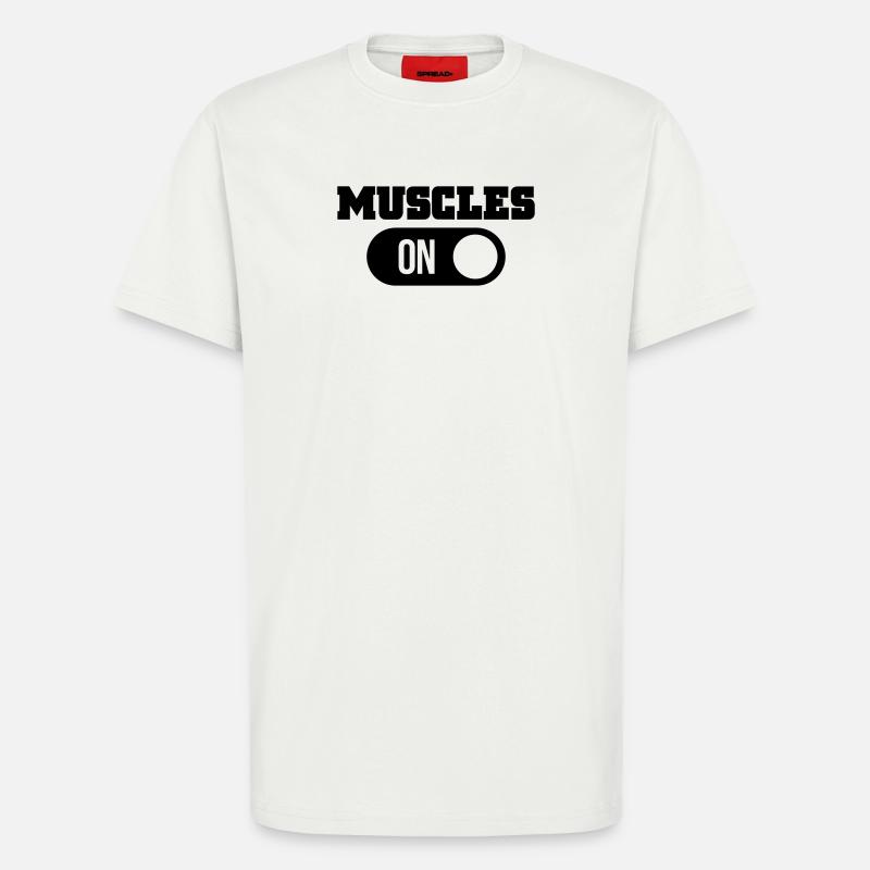 muscles - T-Shirt - made by SPREAD - OFF WHITE