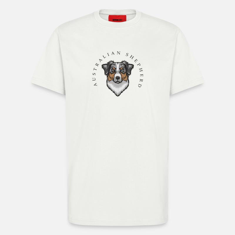 Australian Shepherd - T-Shirt - made by SPREAD - OFF WHITE