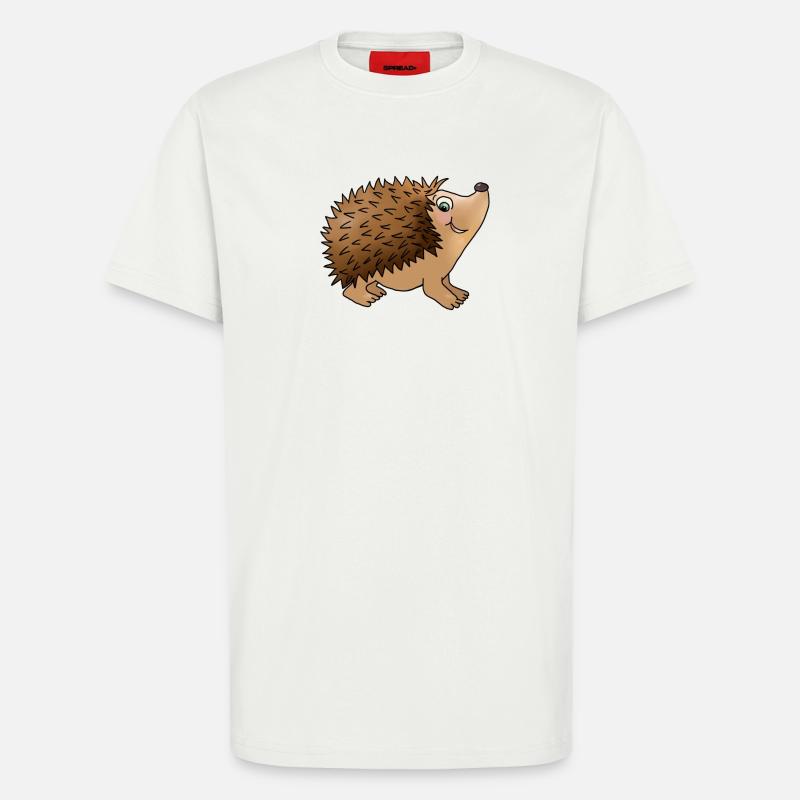 Freundlicher Igel - T-Shirt - made by SPREAD - OFF WHITE