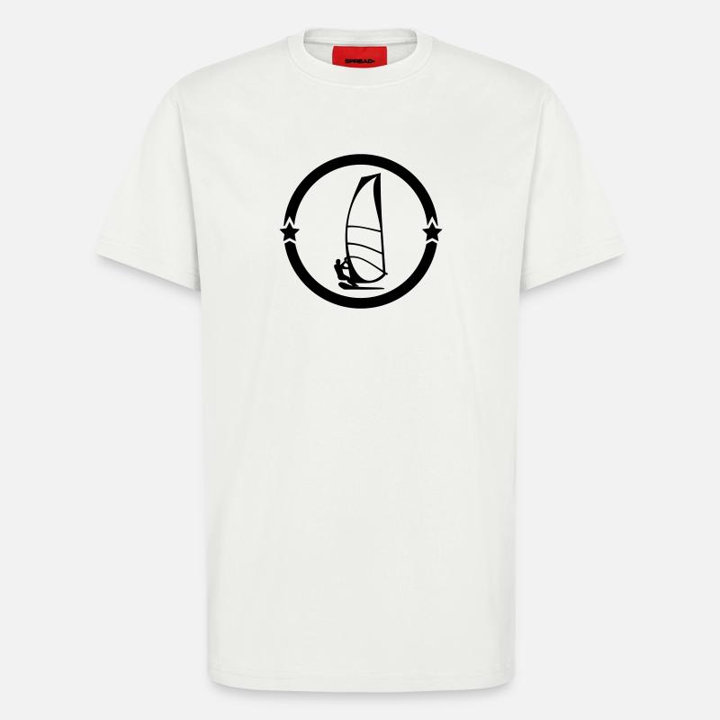 Windsurfen / Windsurfer / Windsurf / Windsurfing - T-Shirt - made by SPREAD - OFF WHITE
