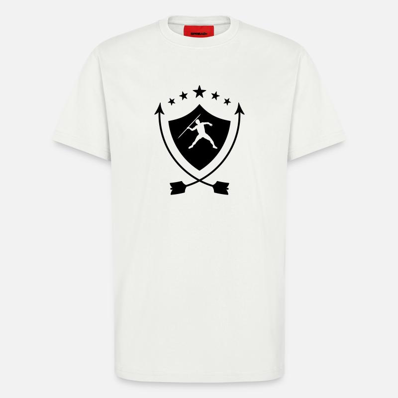 Speerwurf / Diskuswurf / Kugelstoßen / Hammerwurf - T-Shirt - made by SPREAD - OFF WHITE