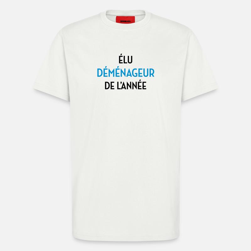 frachtführer / möbelpacker / mover / bewegen - T-Shirt - made by SPREAD - OFF WHITE