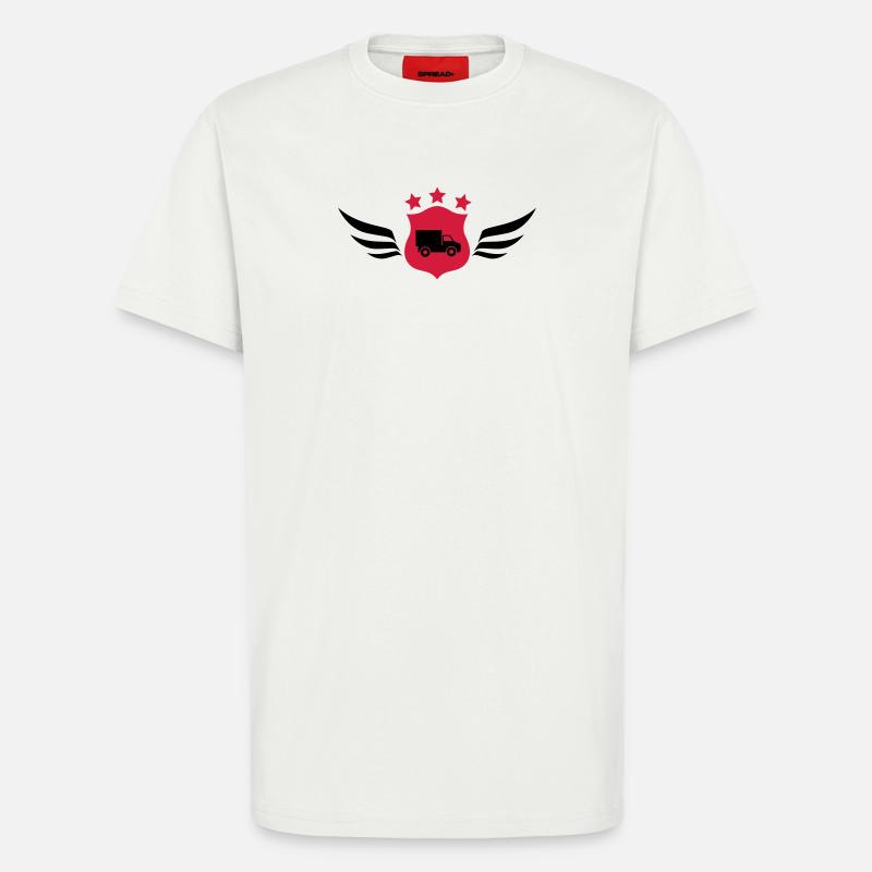 frachtführer / möbelpacker / mover / bewegen - T-Shirt - made by SPREAD - OFF WHITE