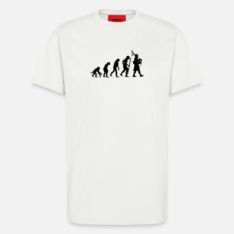 Evolution Pipebag - T-Shirt - made by SPREAD - OFF WHITE