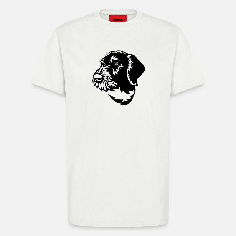Deutsch Drahthaar - T-Shirt - made by SPREAD - OFF WHITE