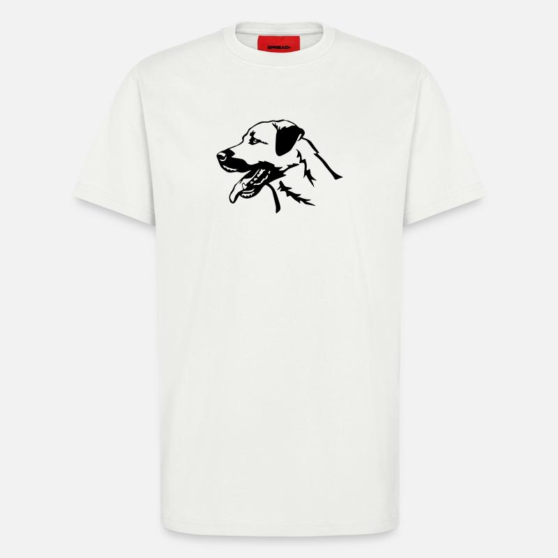 Kangal head - T-Shirt - made by SPREAD - OFF WHITE