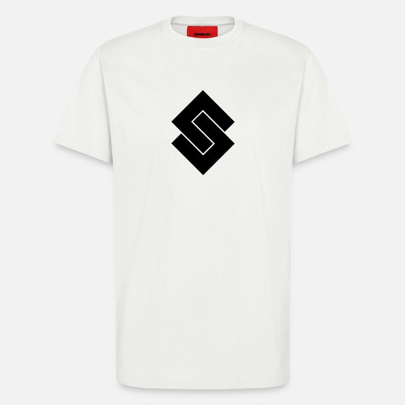 Logo S - T-shirt bio décontracté fabriqué en UE - OFF WHITE