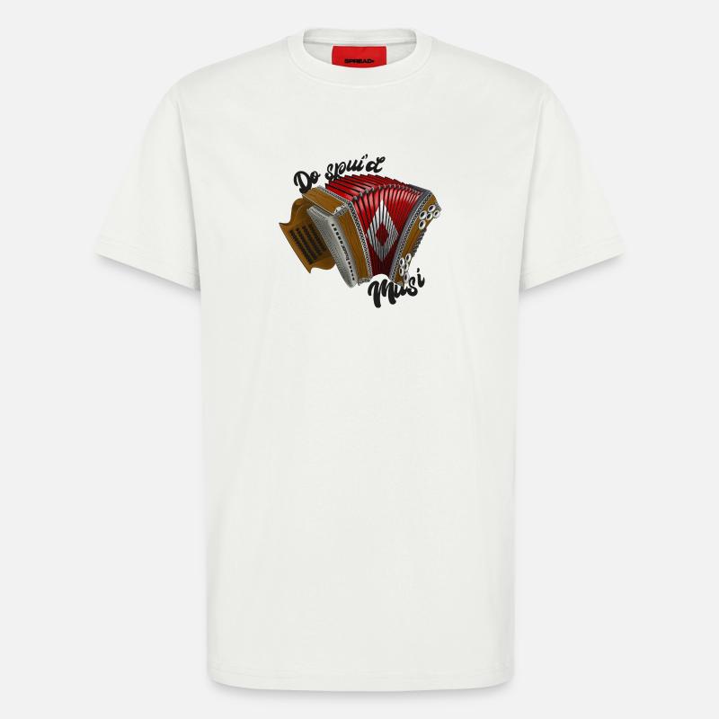 Do spui'd Musi // dunkel | ZiachON! - T-Shirt - made by SPREAD - OFF WHITE